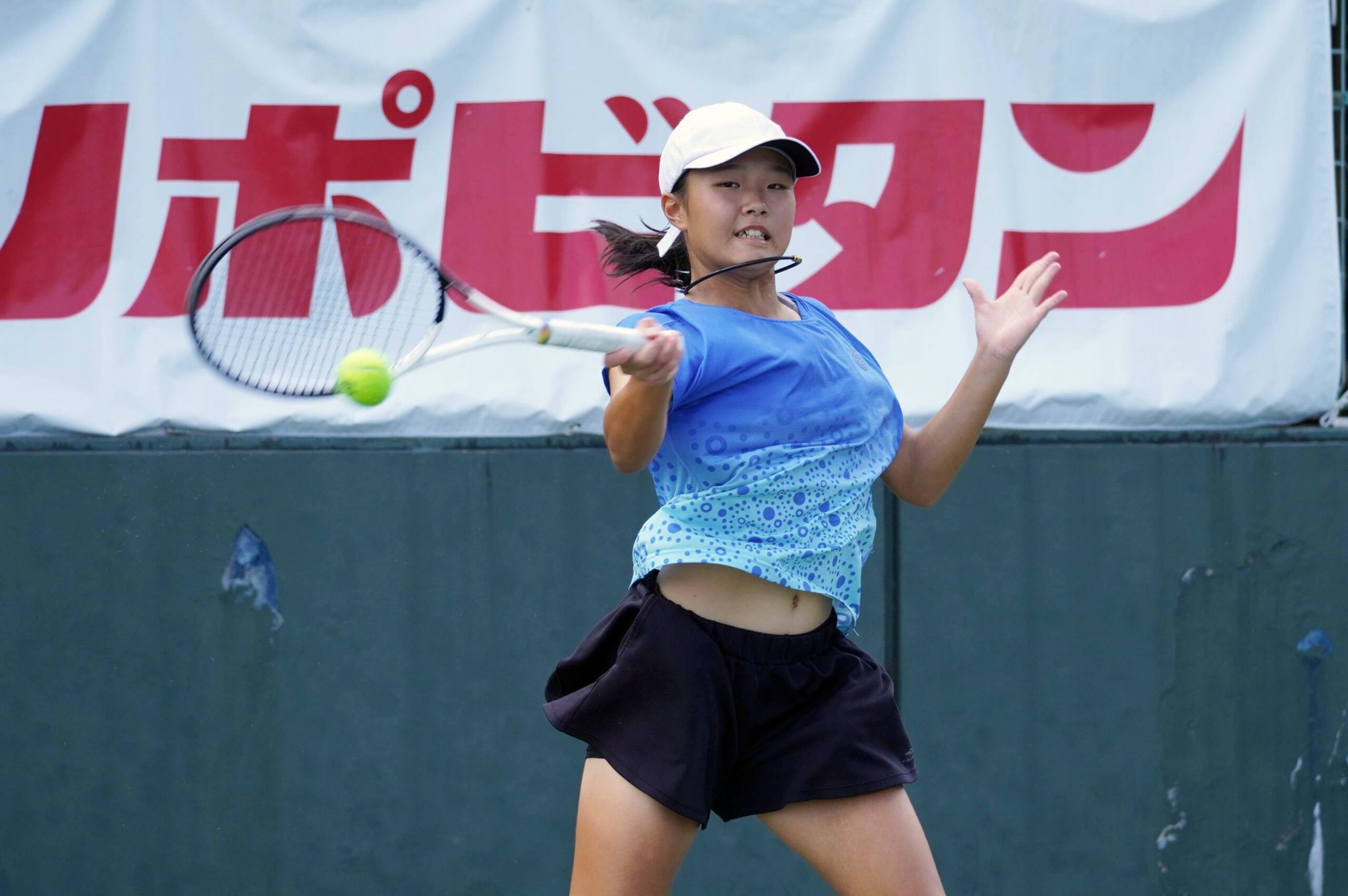 藤井小夏（フジイコナツ・中３／LYNX Tennis Academy奈良／奈良県）