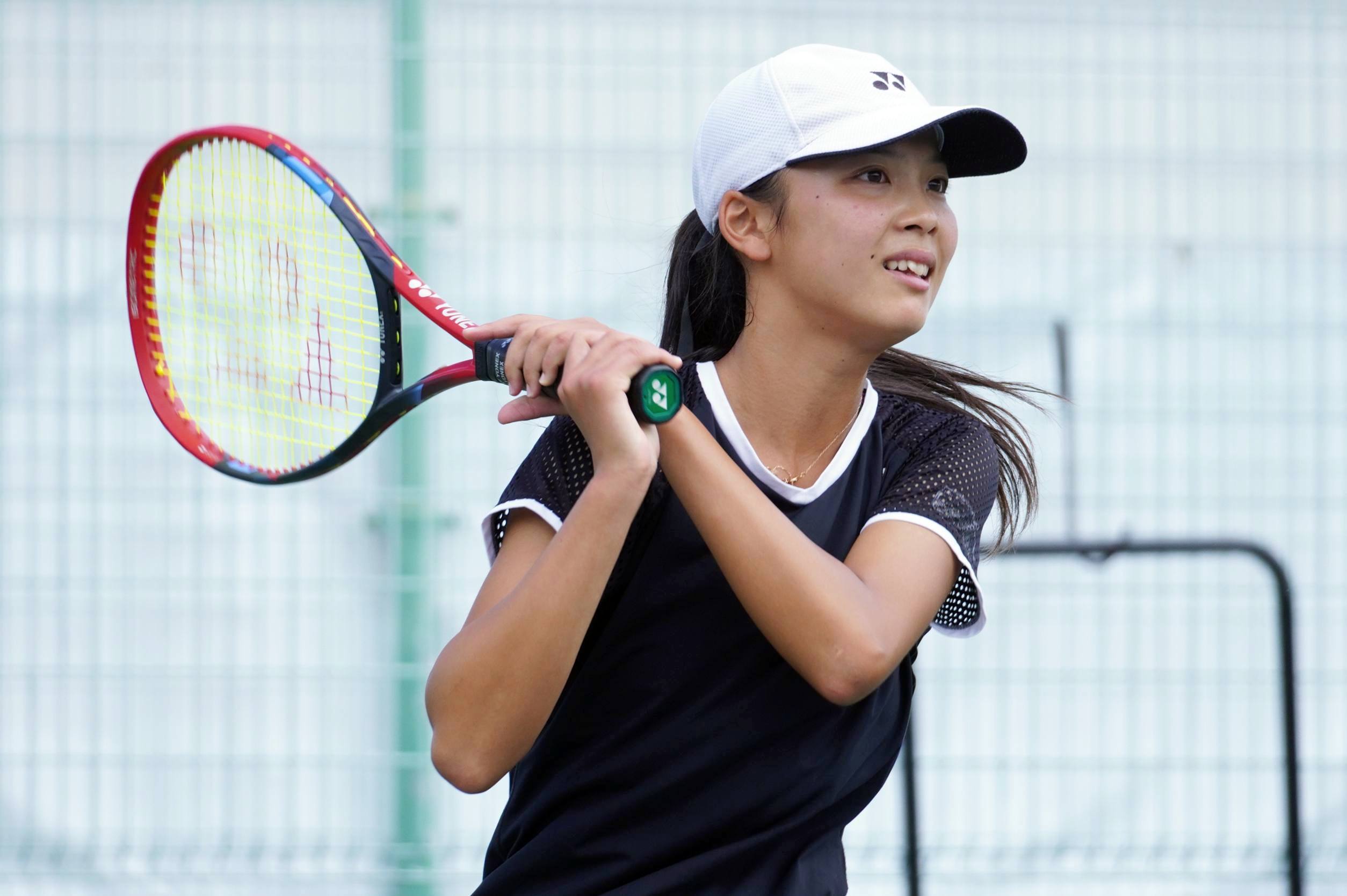 小坂莉來（コサカリラ・中３／LYNX Tennis Academy奈良／奈良県）