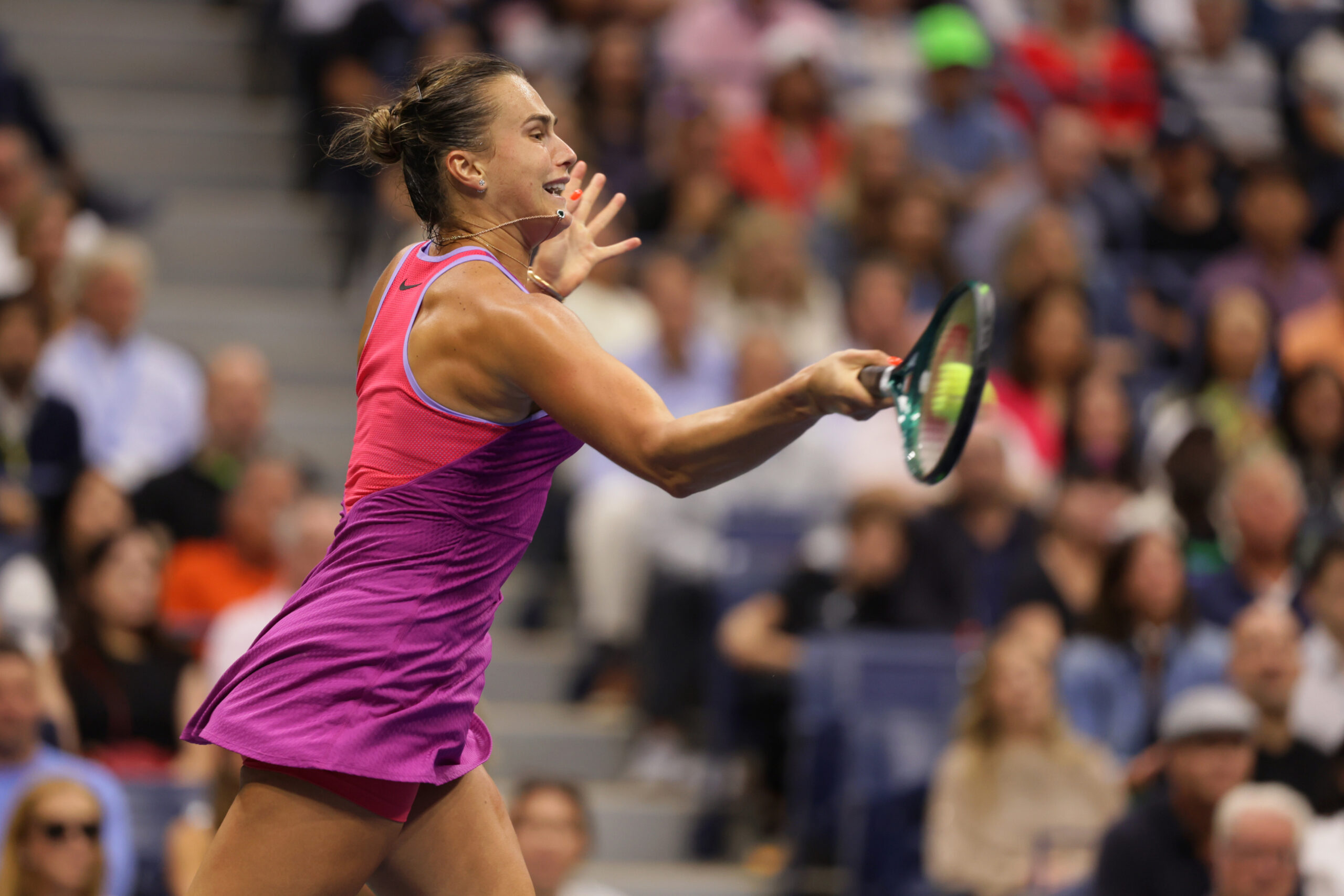 SABALENKA, Aryna --- [2] def PEGULA,Jessia(USA)[6] 7-5 7-5 Final 06 Sep. 2024 US Open 2024 USTA Billie Jean King National Tennis Center NEW YORK, NY USA Photographer / Hiromasa MANO (mannys@mannysjp.com) ©MANO,Hiromasa / Mannys Photography