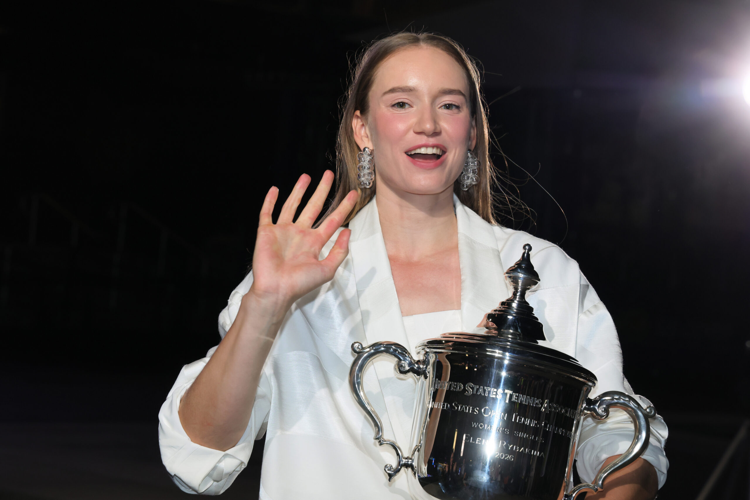 RYBAKINA, Elena KAZ def SABALENKA, Aryna BLR 6-4 5-7 6-2 Final Women's Singles US Open 2026 12 Sep. 2026 USTA Billie Jean King National Tennis Center, Flushing Meadows-Corona Park, Flushing, NY 11368 Photographer / MANO,Hiromasa MANNYS PHOTOGRAPHY of Tokyo mannys@mannysjp.com